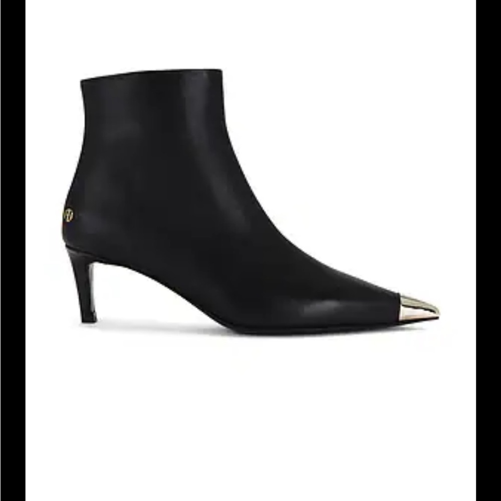 Anine Bing Nina Boots With Metal Toe Cap In Black 39 - Picture 2 of 9